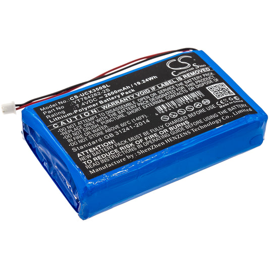 Replacement Battery for Uniwell CX3500 – Cash Register – 2600mAh / 7.4V