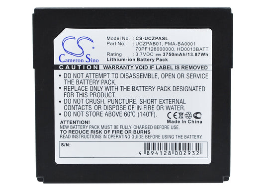 Replacement Battery for Creative Zen Protable Media Center – Media Player – 3750mAh / 3.7V