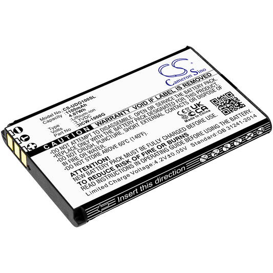 Replacement Battery for UniData | Incom ICW-1000G – VoIP Phone – 1100mAh / 3.7V