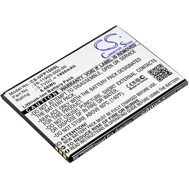 Replacement Battery for Ulefone Paris – Mobile, SmartPhone – 1800mAh / 3.7V - image 1