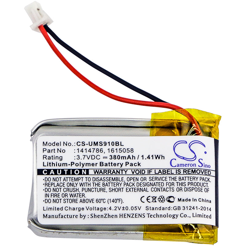 Replacement Battery for Unitech MS910 – Barcode Scanner – 380mAh / 3.7V - image 3