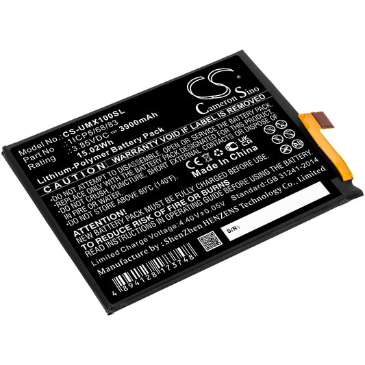 Replacement Battery for UMI UMIDIGI X – Mobile, SmartPhone – 3900mAh / 3.85V - image 1