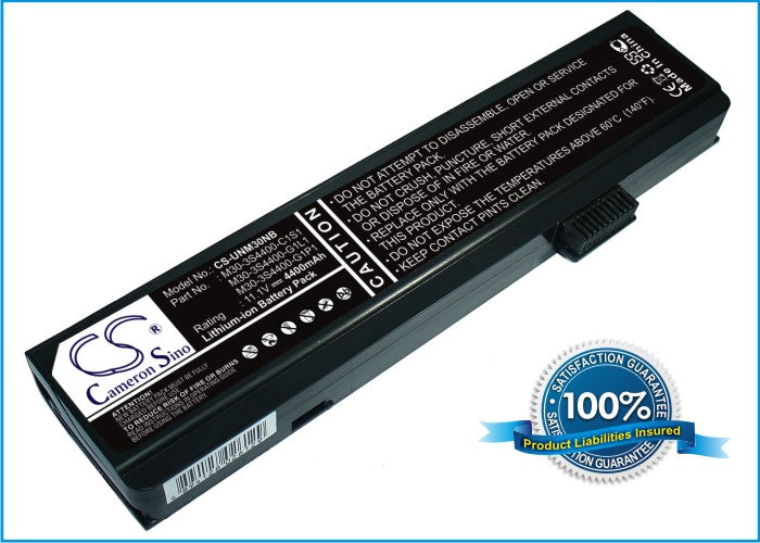 Replacement Battery for Uniwill | Averatec M30 – Notebook, Laptop – 4400mAh / 11.1V - image 1
