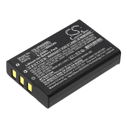 Replacement Battery for GICOM  GC9600 – Barcode Scanner – 1800mAh / 6.66Wh / 3.7V