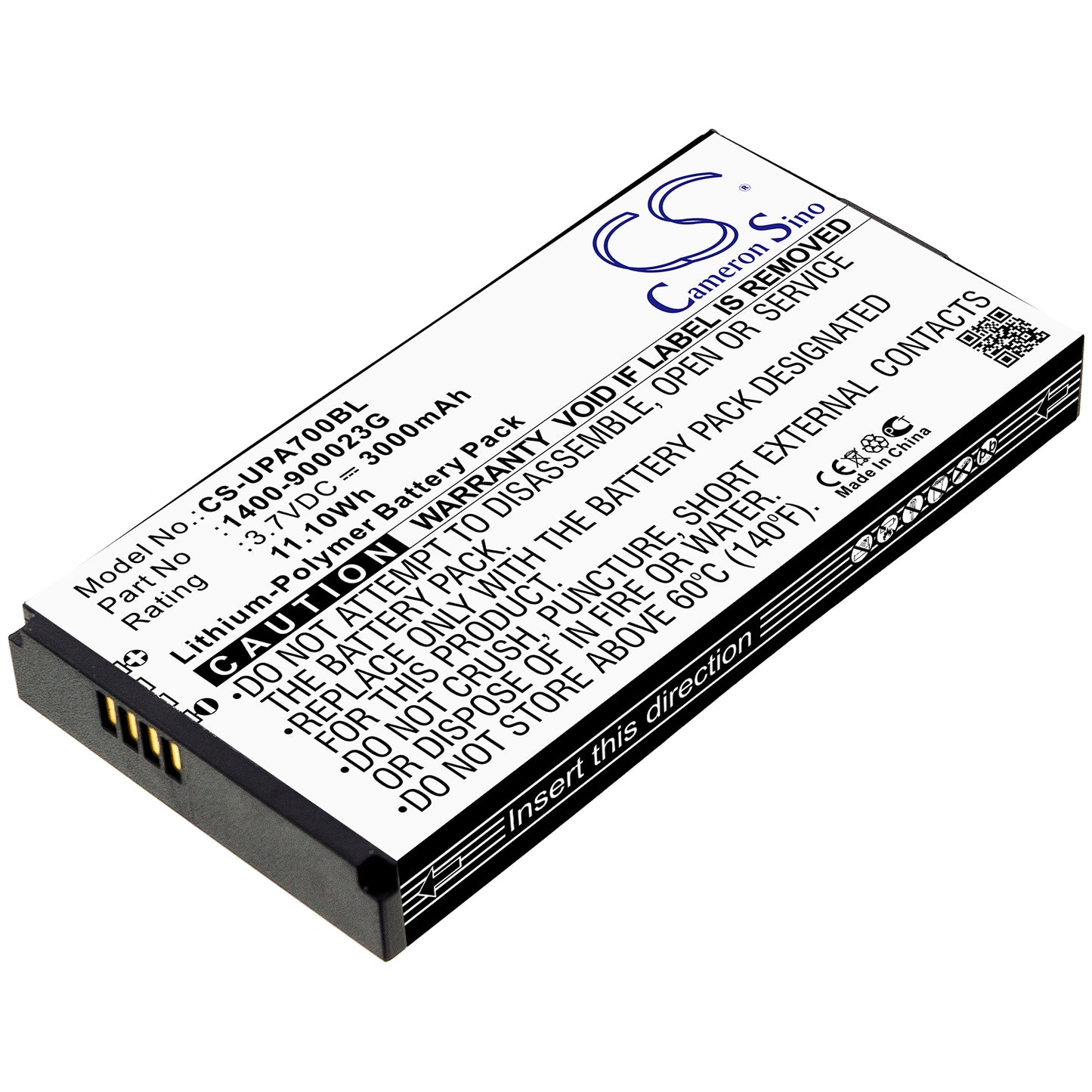 Replacement Battery for Unitech | Wasp PA700 – Barcode Scanner – 3000mAh / 3.7V - image 1