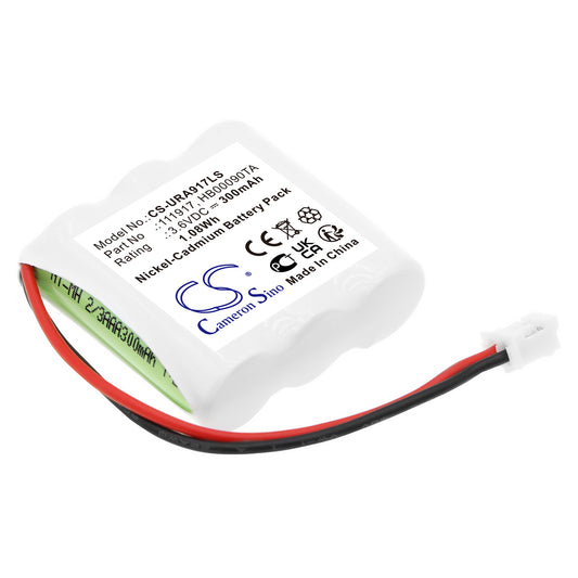 Replacement Battery for URA 140130 – Emergency Lighting – 300mAh / 3.6V