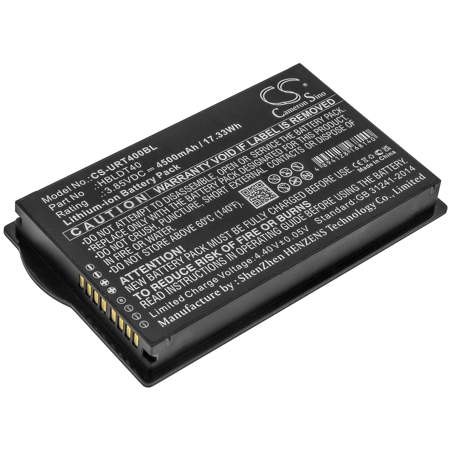 Replacement Battery for Urovo DT40 – Barcode Scanner – 4500mAh / 3.85V - image 1