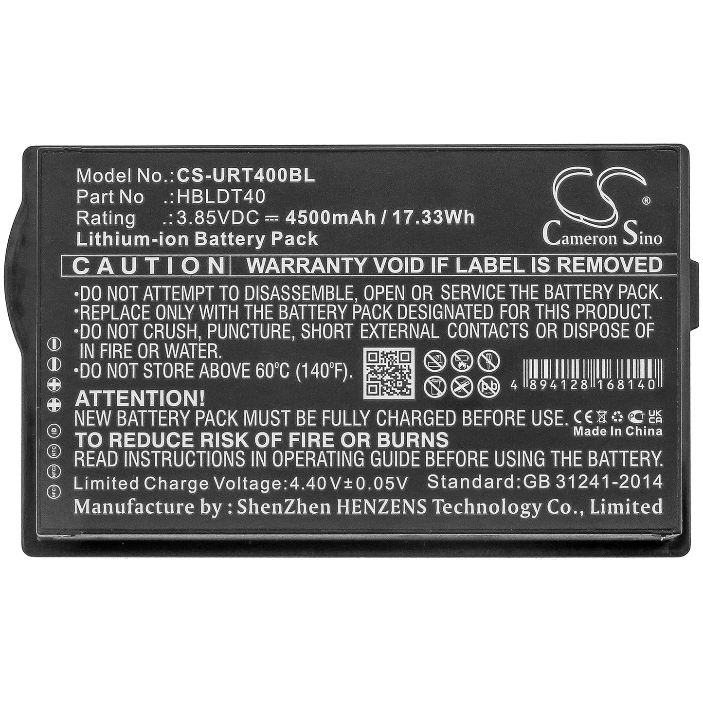 Replacement Battery for Urovo DT40 – Barcode Scanner – 4500mAh / 3.85V - image 5