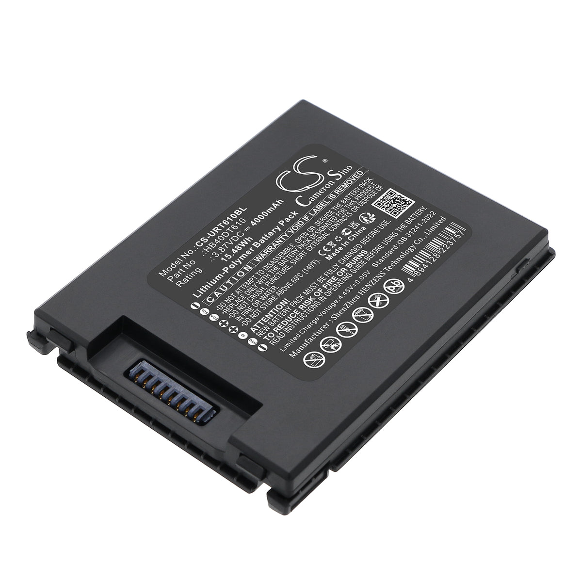 Replacement Battery for Urovo DT610 – Barcode Scanner – 4000mAh / 3.87V
