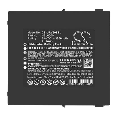 Replacement Battery for Urovo i6080 – Barcode Scanner – 3000mAh / 3.8V