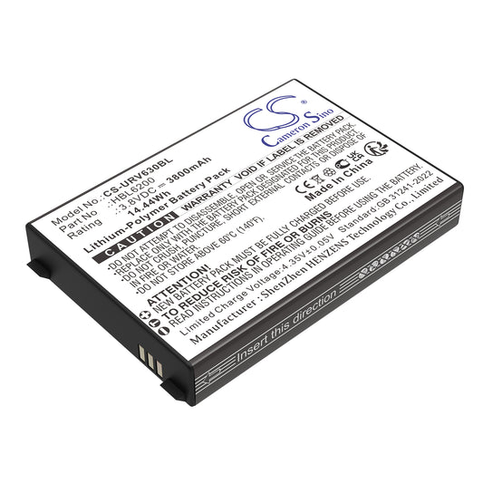 Replacement Battery for Urovo i6200S – Barcode Scanner – 3800mAh / 3.8V