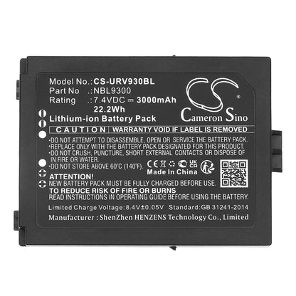 Replacement Battery for Urovo NBL9300 – Barcode Scanner – 3000mAh / 7.4V