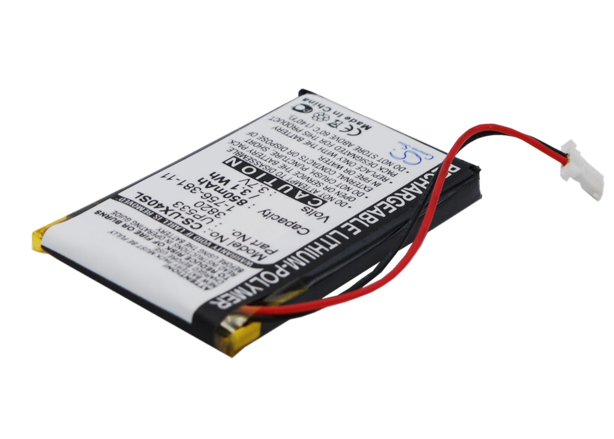 Replacement Battery for Sony Clie PEG-UX40 – PDA, Pocket PC – 850mAh / 3.7V