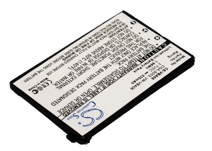 Replacement Battery for Panasonic SV-AS10-W – Camera – 530mAh / 3.7V - image 2