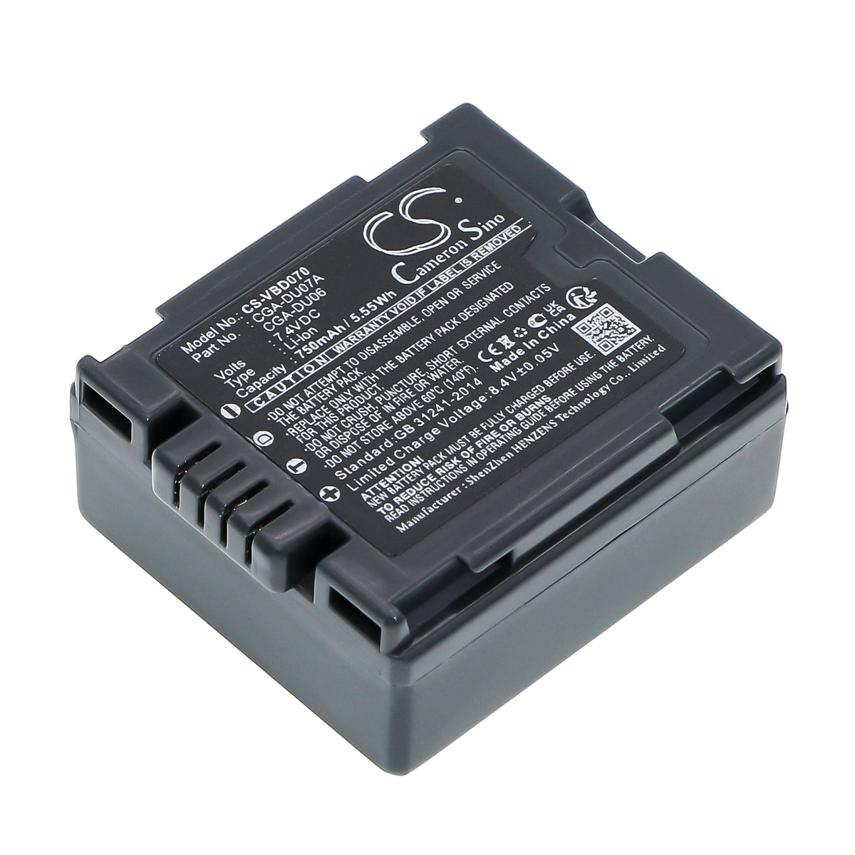 Replacement Battery for Panasonic | Hitachi PV-GS19 – Camera – 750mAh / 7.4V