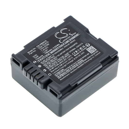 Replacement Battery for Panasonic | Hitachi PV-GS19 – Camera – 750mAh / 7.4V