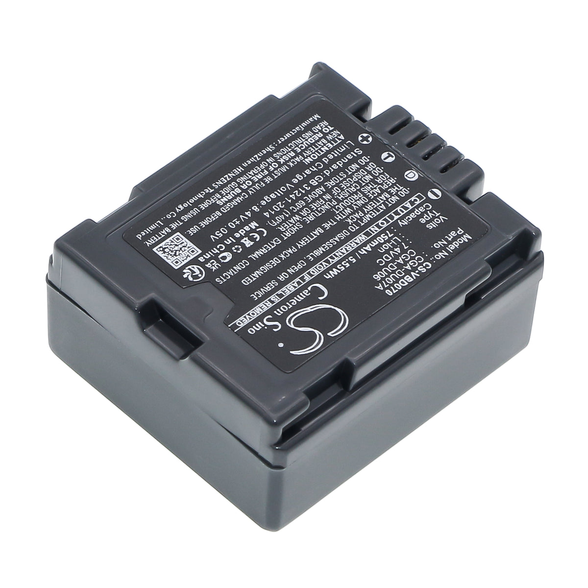 Replacement Battery for Panasonic | Hitachi PV-GS19 – Camera – 750mAh / 7.4V