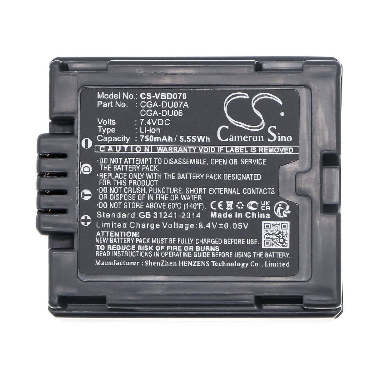 Replacement Battery for Panasonic | Hitachi PV-GS19 – Camera – 750mAh / 7.4V