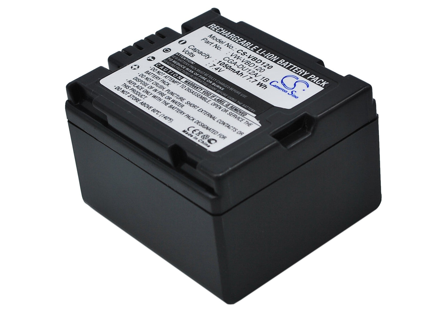 Replacement Battery for Panasonic  DZ-GX20 – Camera – 1050mAh / 7.4V