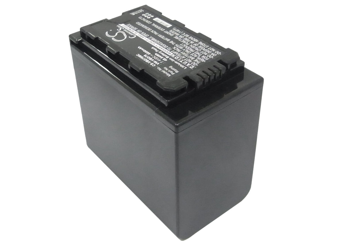 Replacement Battery for Panasonic HDC-MDH2GK – Camera – 6600mAh / 7.4V