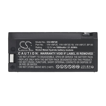 Replacement Battery for Samsung | Quasar | Critikon Systems | Toshiba | WARDS | Pentax | JVC | Olympus | Technika | JCpenny | Sylvania | BAUER-BOSCH