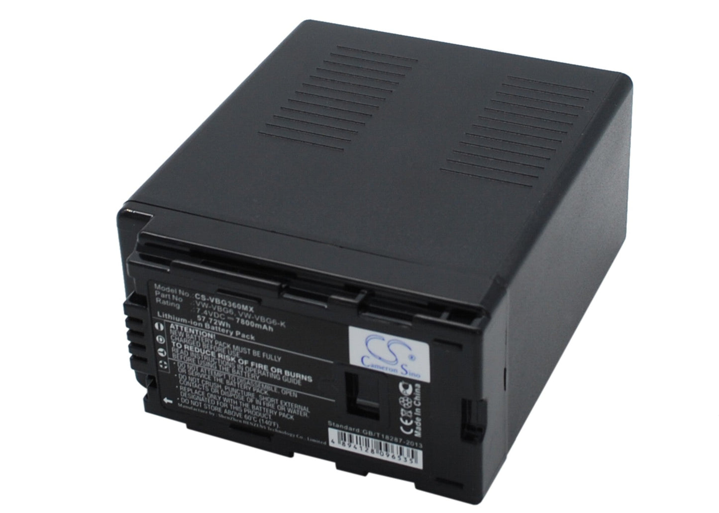 Replacement Battery for Panasonic  AG-AC130 – Camera – 7800mAh / 57.72Wh / 7.4V