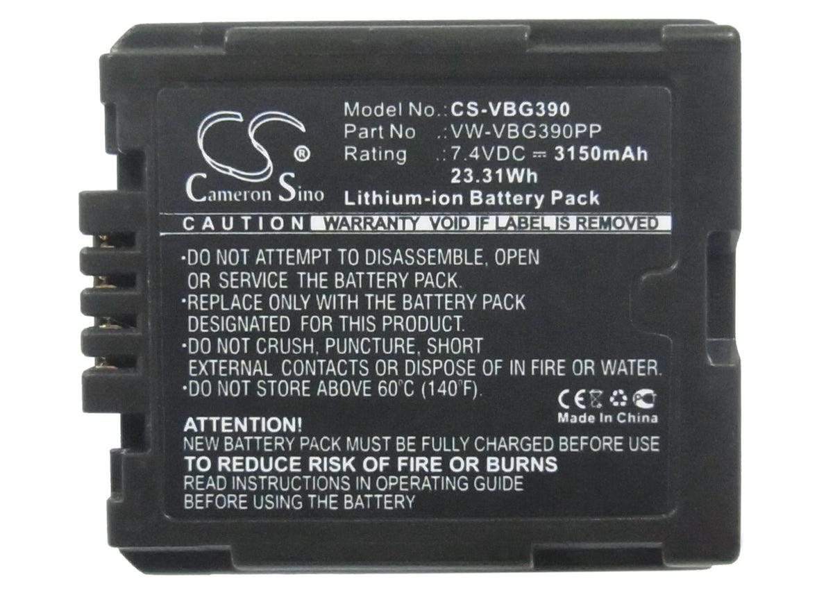 Replacement Battery for Panasonic AG-HMC40 – Camera – 3150mAh / 7.4V