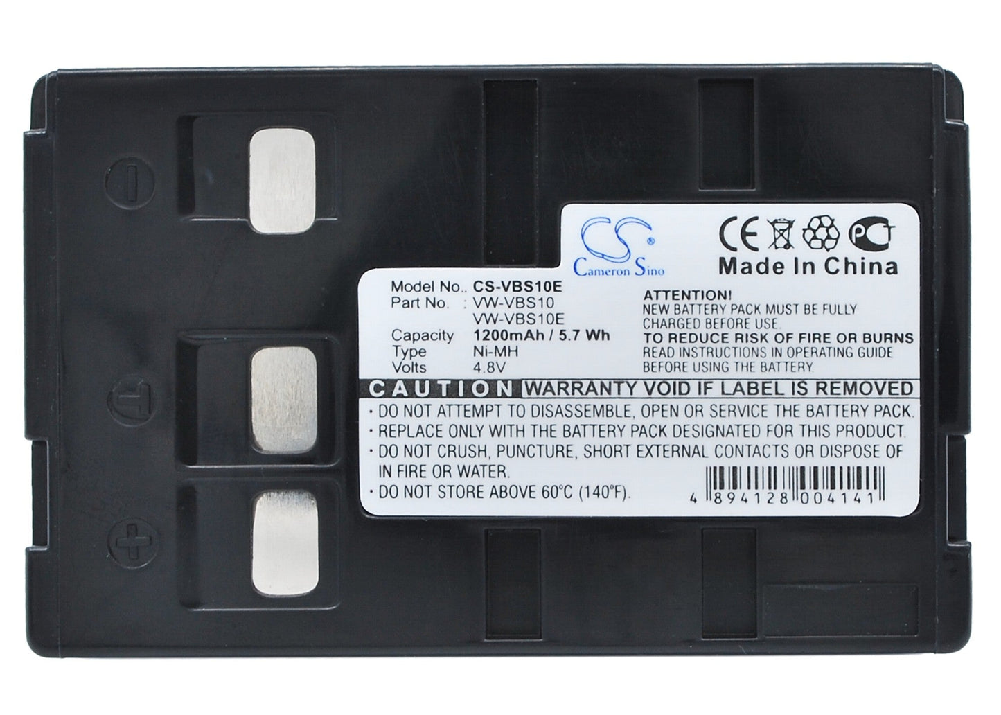 Replacement Battery for Blaupunkt  SCR-250 – Camera – 1200mAh / 5.76Wh / 4.8V