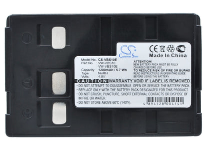 Replacement Battery for Panasonic | Blaupunkt NV-A1 – Camera – 1200mAh / 4.8V