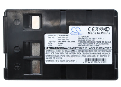 Replacement Battery for Blaupunkt | Panasonic SCR-250 – Camera – 2400mAh / 4.8V