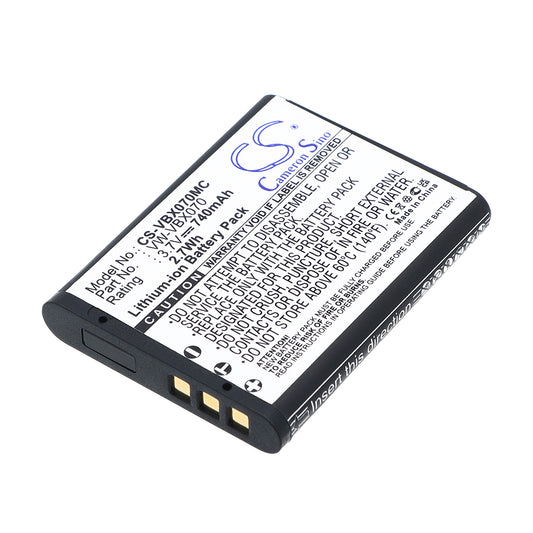 Replacement Battery for Panasonic HX-WA10 – Camera – 740mAh / 3.7V
