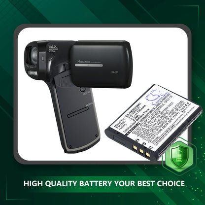 Replacement Battery for Panasonic HX-WA10 – Camera – 740mAh / 3.7V