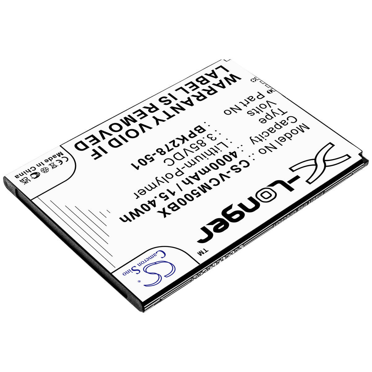 Replacement Battery for VeriFone CM5 – Payment Terminal – 4000mAh / 3.85V