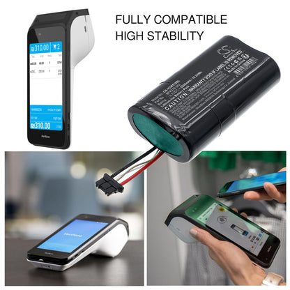 Replacement Battery for VeriFone CM5P – Payment Terminal – 5200mAh / 3.7V