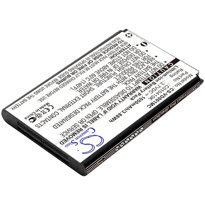Replacement Battery for BlueWalker  mini Media Center – Camera – 1050mAh / 3.89Wh / 3.7V