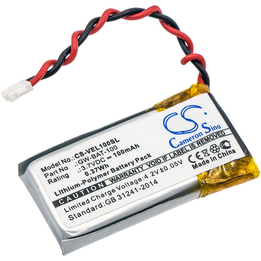 Replacement Battery for Vernier Go Wireless – Equipment, Survey, Test – 100mAh / 3.7V