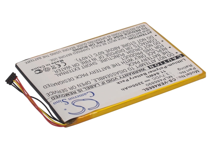 Replacement Battery for ViewSonic Zoompad – Tablet – 3200mAh / 3.7V - image 2