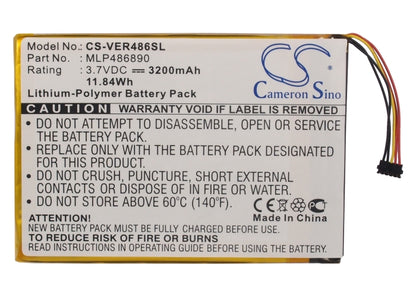 Replacement Battery for ViewSonic Zoompad – Tablet – 3200mAh / 3.7V - image 5