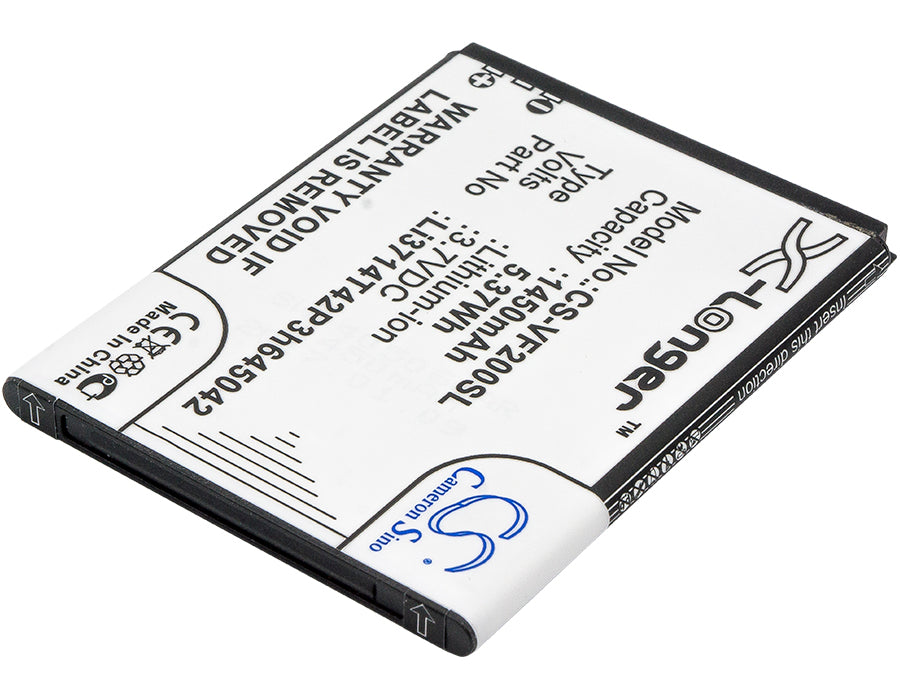 Replacement Battery for Vodafone  Smart First 7 – Mobile, SmartPhone – 1450mAh / 5.37Wh / 3.7V