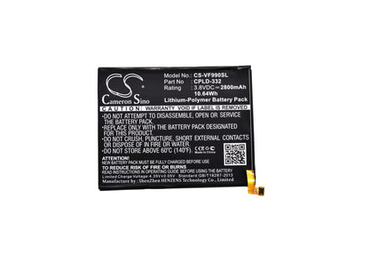 Replacement Battery for Vodafone Smart 4 Max – Mobile, SmartPhone – 2800mAh / 3.8V - image 5