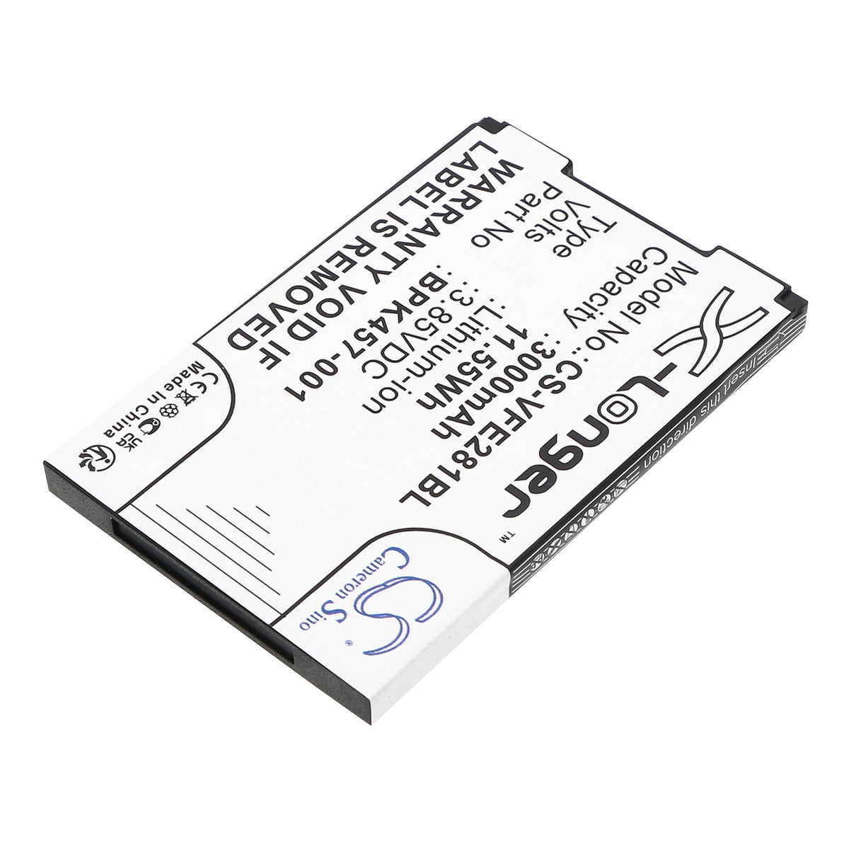 Replacement Battery for VeriFone e280s – Payment Terminal – 3000mAh / 3.85V