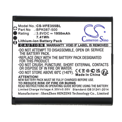 Replacement Battery for VeriFone iPay E355 – Payment Terminal – 1950mAh / 3.8V