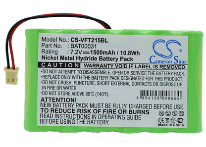 Replacement Battery for VeriFone Nurit 2159 – Payment Terminal – 1500mAh / 7.2V