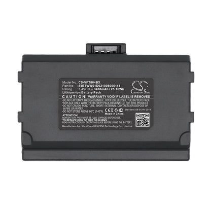 Replacement Battery for VeriFone Nurit 8040 – Payment Terminal – 3400mAh / 7.4V