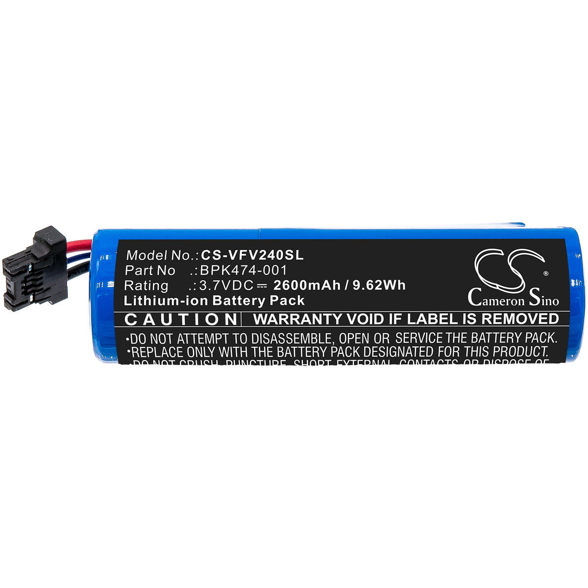 Replacement Battery for VeriFone 3GBWC – Payment Terminal – 2600mAh / 3.7V