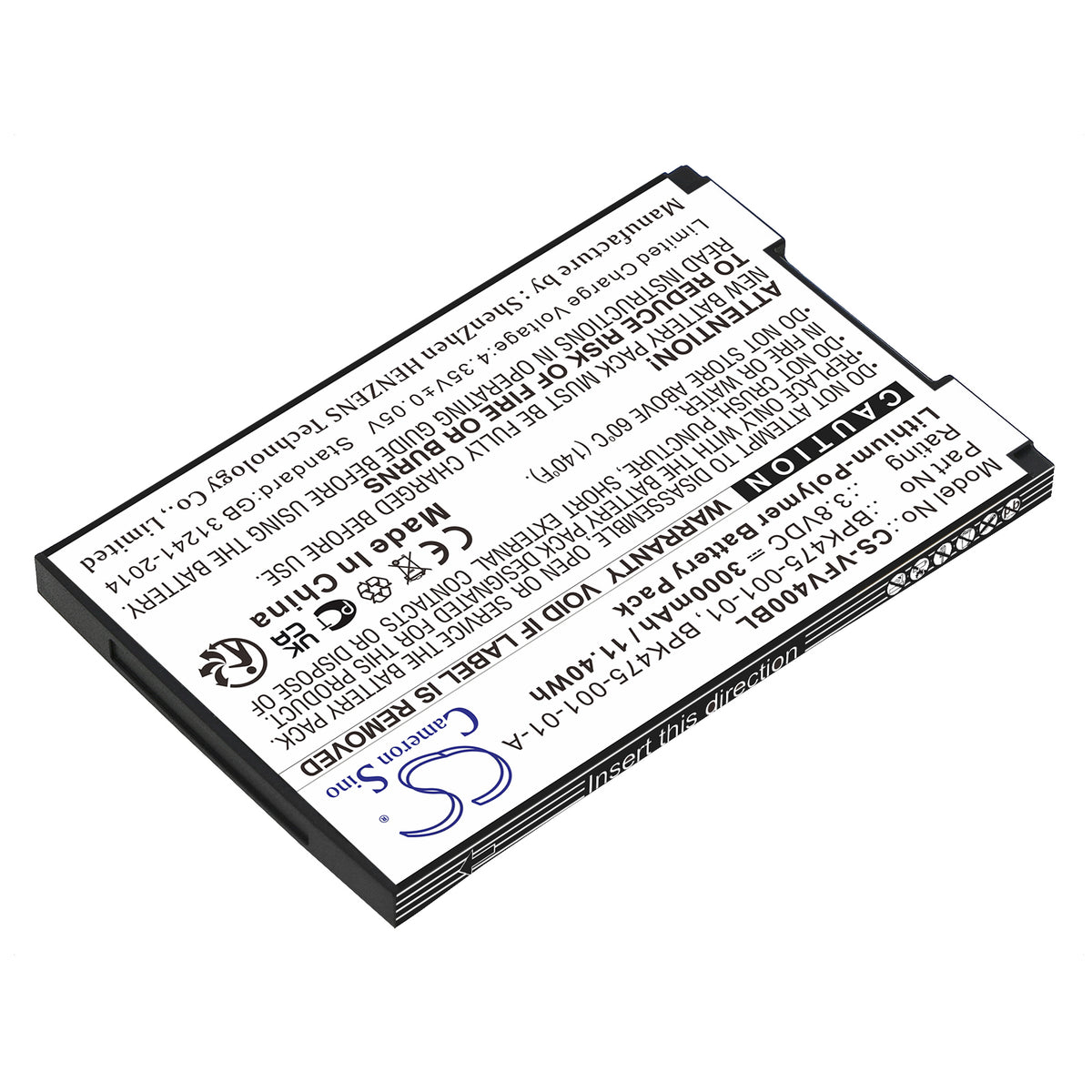 Replacement Battery for VeriFone | Adyen M435-003-04-NAA-S – Payment Terminal – 3000mAh / 3.8V