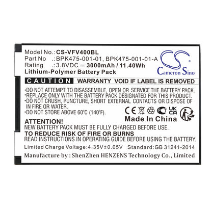 Replacement Battery for VeriFone | Adyen M435-003-04-NAA-S – Payment Terminal – 3000mAh / 3.8V