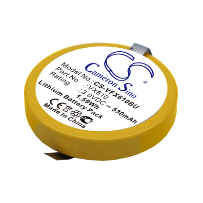 Replacement Battery for VeriFone VX610 – CMOS BackUp – 530mAh / 3V