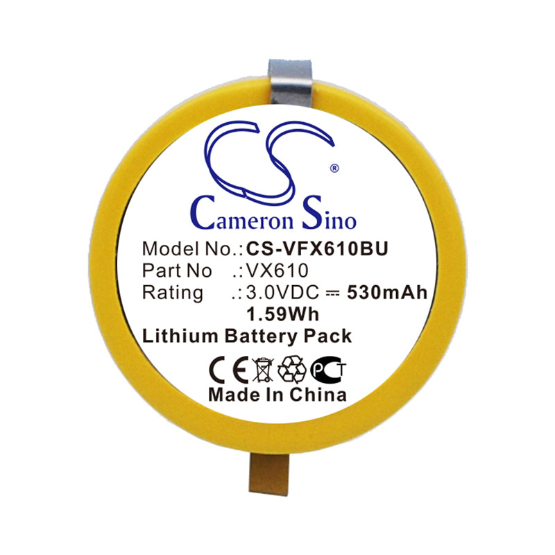Replacement Battery for VeriFone VX610 – CMOS BackUp – 530mAh / 3V