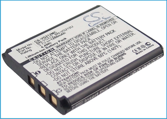 Replacement Battery for JVC GZ-V505 – Camera – 1200mAh / 3.7V